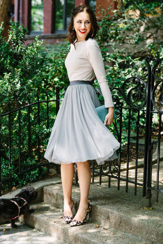 Cotton Canary Sweet Pea Skirt